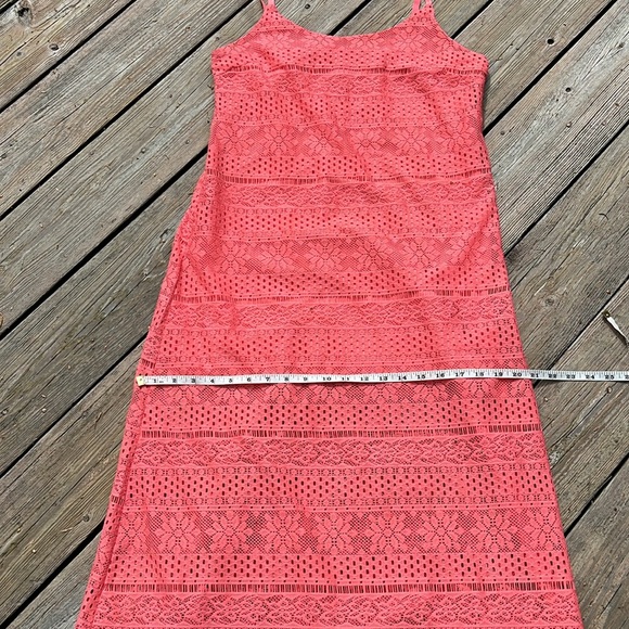 No Boundaries spaghetti strap lace maxi L (11-13) - Picture 10 of 11